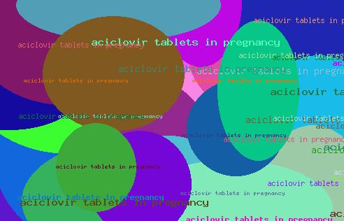 Aciclovir tablets in pregnancy